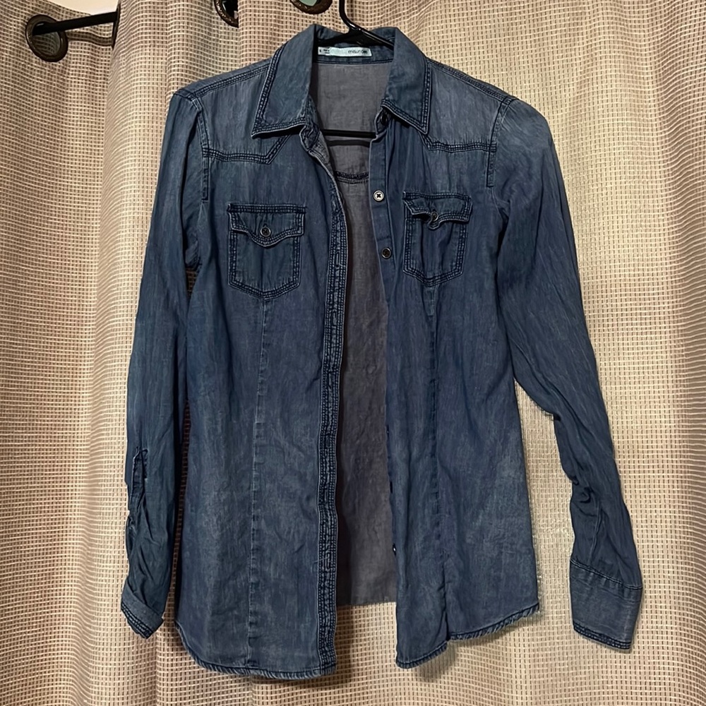 Long Sleeve Denim Shirt